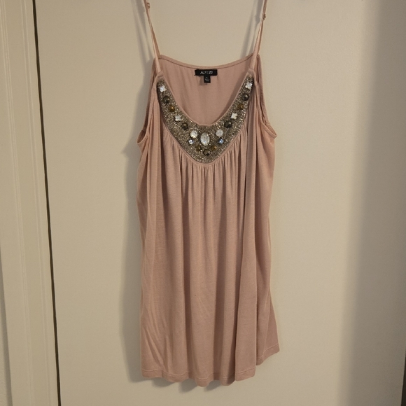 Apt. 9 Tops - Apt. 9 Blush Embellished Camisole Top